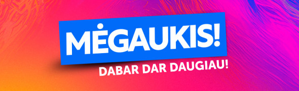 Dar daugiau prekių namams, sportui ir laisvalaikiui!