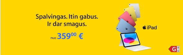 Ry&scaron;kus iPad už puikią kainą