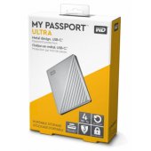 My Passport Ultra 4TB 2.5" Silver WDBFTM0040BSL-WESN
