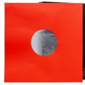 LP VINILINIŲ PLOKŠTELIŲ VIDINIAI ĮDĖKLAI 12", 25 vnt. raudoni