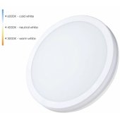 LED vandeniui atsparus šviestuvas su PIR judesio jutikliu 20W, 3CCT