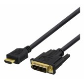 Cable HDMI 1.4 - DVI FHD 2m black