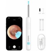 R1 Otoscope with Ear Cleaning Camera White