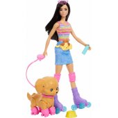Pets Skate and Run Brunette Doll JMJ45
