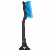 Snow scraper with brush 40x9.8cm black/ blue