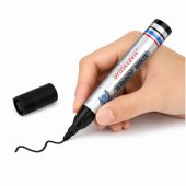 Marker Pen Waterproof Permanent Chisel Tip Black