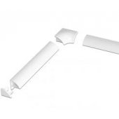cover strip 6/ 1100, white