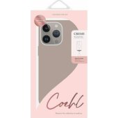 "Coehl Creme Case Magnetic Charging iPhone 16 Pro", taupe pilka