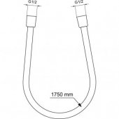 Dušo žarna Ideal Standard 1750 mm