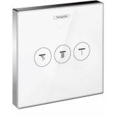 ShowerSelect Glass Valve 3 functions Glass White/ Chrome