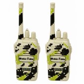 Military Walkie Talkies USB Range 200M Khaki 2 pcs.
