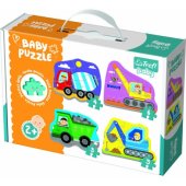 Trefl Baby klasikinės statybinės transporto priemonės statybvietėje