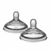 Tommee Tippee nuo dieglių apsaugantis čiulptukas, vidutinės tėkmės, 3m+, 2 vnt.