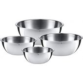 WMF Gourmet virtuvinių dubenų rinkinys, 4 dalių (nerūdijantis plienas)