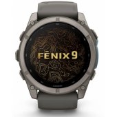 _8501543 Garmin fenix 9 51 mm akmens pilkos spalvos / titano silikoninis dirželis