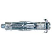 Fischer metaliniai kaiščiai tuščiavidurėms medžiagoms HM 4x46 S B - sidabriniai - 20 vnt. - su sc