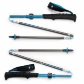 Black Diamond Trekking Poles Distance Carbon FLZ (anthracite/ blue, 1 p