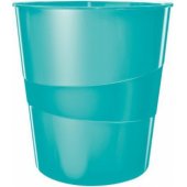 Leitz Wow 15L turquoise wastebasket (52781062)