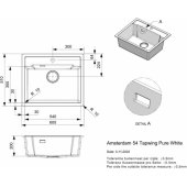 Amsterdam 54 Tapwing Pure White