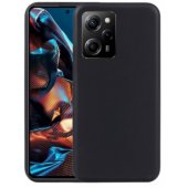 „Minkštas matinis silikoninis dėklas Xiaomi Redmi Note 12 Pro/ Poco X5 Pro“, juodas