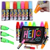 Chalk Markers Colored Multifunctional Set of 8