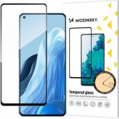 Full Glue Super Tough Tempered Glass Oppo Reno7 Pro 5G Black