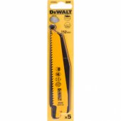 Dewalt BIM pjūkleliai siaurapjūkliams, 152 mm, dantų žingsnis 3,6–5,1 mm, 5 vnt.