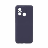 Premium Quality Soft Touch Silicone Case for Redmi 12C Midnight Blue