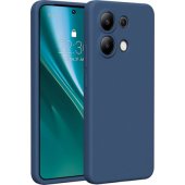 Silikoninis dėklas Xiaomi Redmi Note 13 4G, tamsiai mėlynas