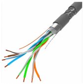 S/ FTP kabelis Cat5e 305m pilkas