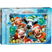 Dėlionė 500 vnt. Merry Christmas Animals 500pc