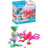 Mermaid with Colour-Chan ging Octopus
