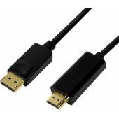 Kabel adapter LogiLink CV0128 DisplayPort 1.2 - HDMI 1.4, 3m