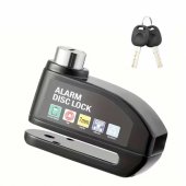 Alarm disc brake lock Black