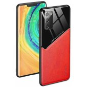 "Lens Leather Back Case Xiaomi Mi 11" Red