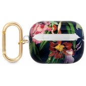 TPU Flower Print Case for Airpods Pro Blue
