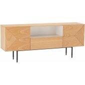 NATE 180x40xH76cm Oak