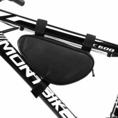 11BK Double Fix Waterproof Bicycle Front Frame Bag 1.5L
