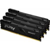 Fury Beast Black 4x16GB DDR4 3200MHz DIMM CL16 KF432C16BB1K4/ 64
