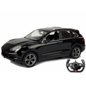 Porsche Cayenne Turbo Remote Controlled RC Rastar Black 1:14