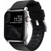 Active Strap Pro Apple Watch 42/ 44/ 45/ 49mm Black-Silver