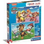 Clementoni CLE puzzle 2x20 SuperColor Psi Patrol 24800