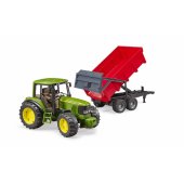 John Deere 6920 with tipping trailer - 02057