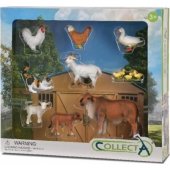 Collecta ūkio gyvūnų figūrėlės. 9 vnt. rinkinys