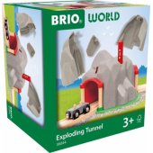 BRIO World tunelis su sprogimo funkcija, geležinkelis