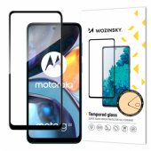 Visiškai klijuojamas grūdintas stiklas Motorola Moto G22, juodas