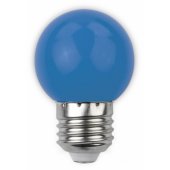 E27, G45, 1W, 30Lm, 200°, Blue