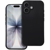 Minkštas telefono dėklas iPhone 17, juodas