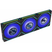 Uni Fan SL-INF LCD FLEX ARGB 120mm Case Fan Black 3pcs