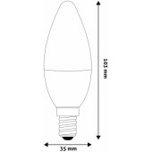 E14 C37 6.5W 806lm 3000K